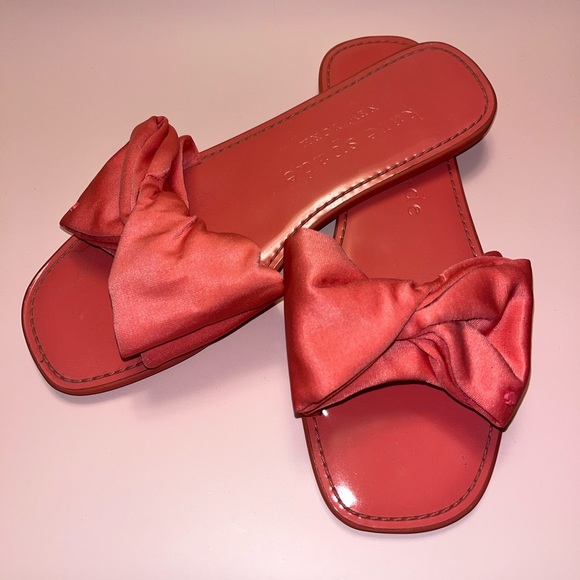 kate spade Shoes - Kate Spade ♠️ Beachy Flats /Silky Bow Summer Slides - Elegant & Comfortable 8.5